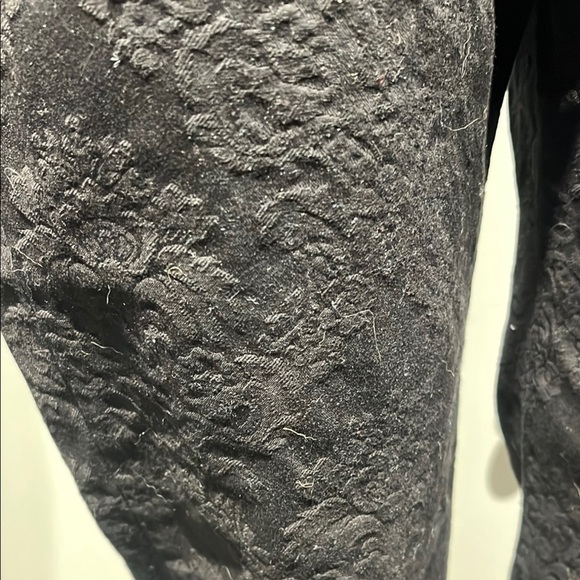 Black Straight Leg Jeans jacquard look - Picture 6 of 11